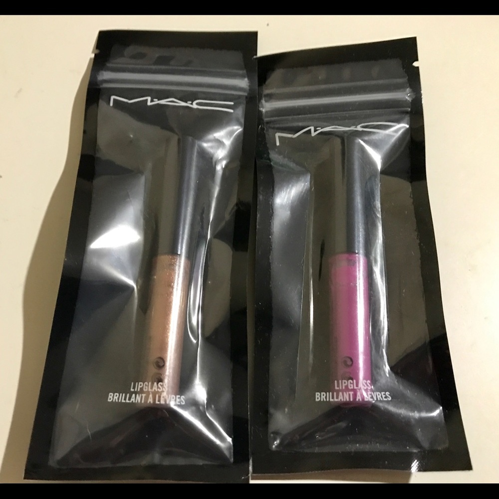 Mac lipglass lipgloss minis set